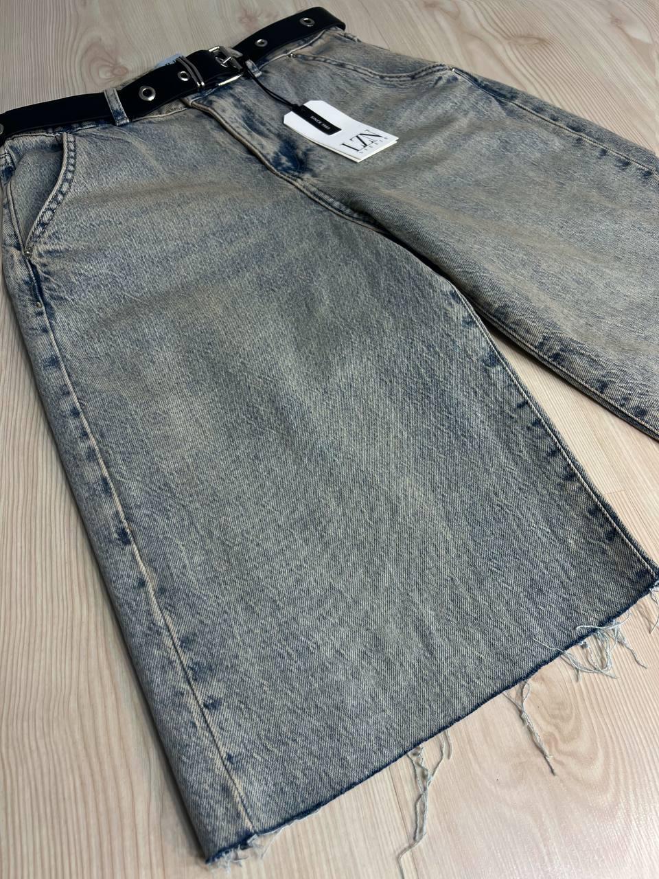 Шорти жіночі джинсові LIUZIN 1358 SKATER бермуди подовжені з чорним ремінем р. 25 Блакитний (24139843) - фото 3 Шорти жіночі джинсові LIUZIN 1358 SKATER бермуди подовжені з чорним ремінем р. 25 Блакитний (24139843) - фото 3