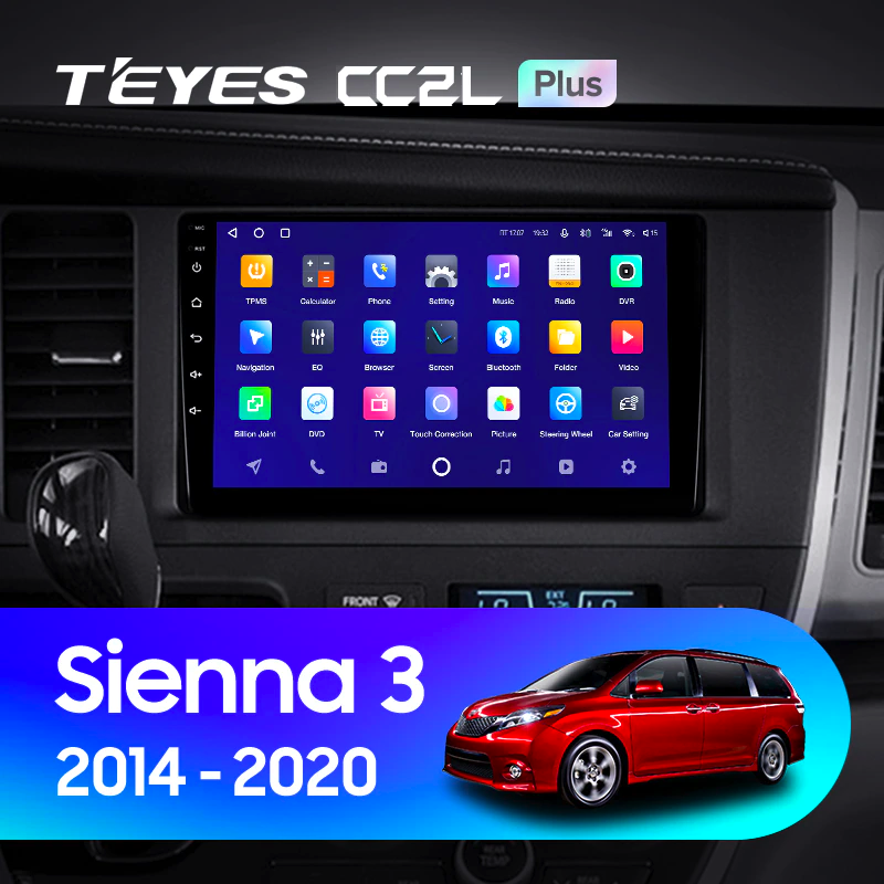 Автомагнітола штатна Teyes CC2L Plus для Toyota Sienna 3 XL30 2014-2022 Android 2/32 Гб (1707903849) - фото 5