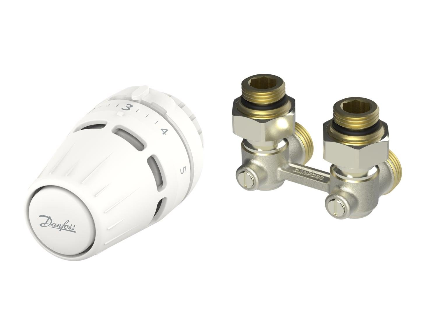 Комплект термостатичний Danfoss Regus RA та RLV-KB 1/2" кутовий (ERC-015G5309)