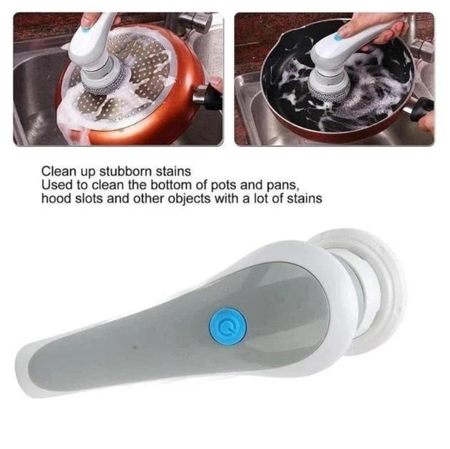 Щетка для ухода за домом Electric Cleaning Brush с насадками - фото 3