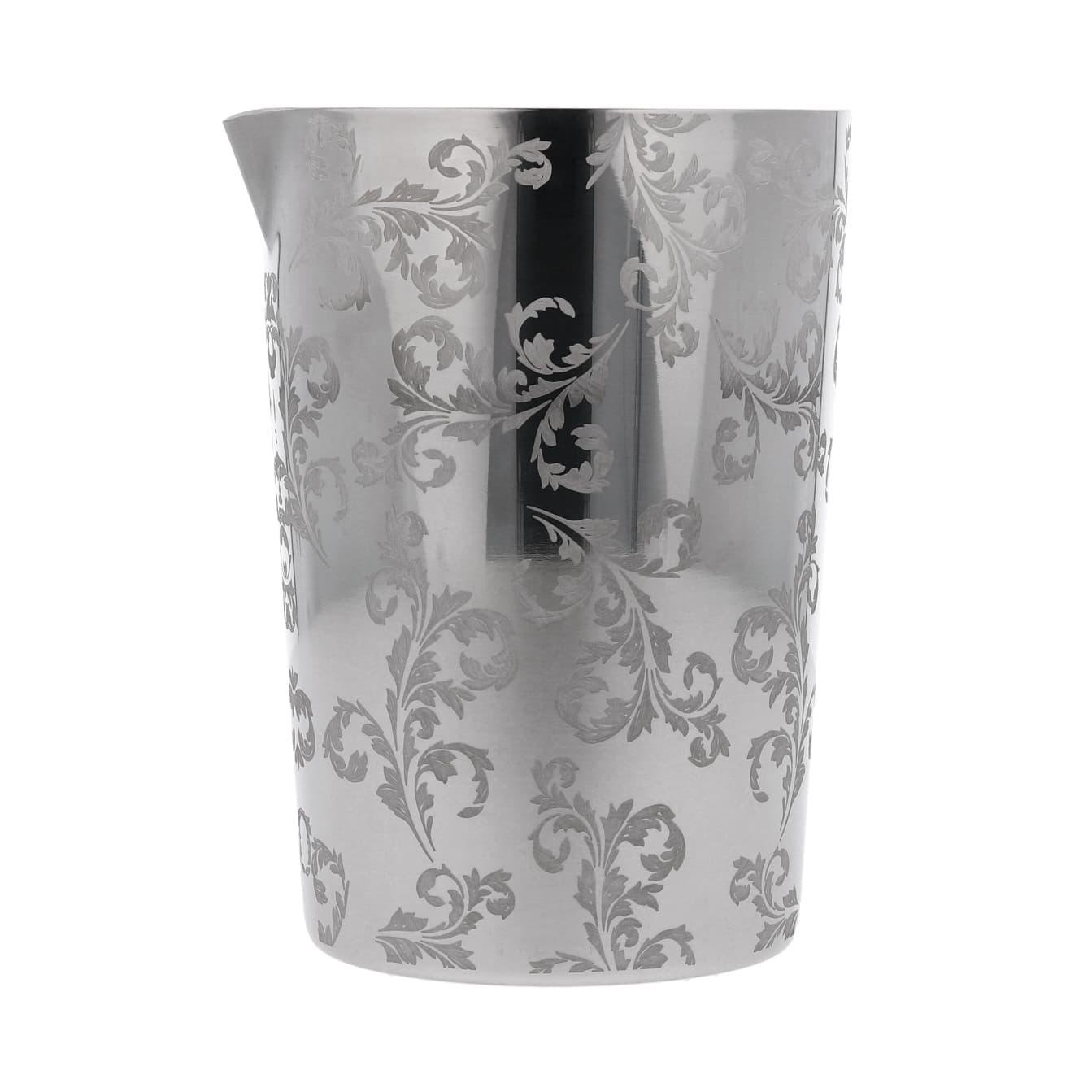 Склянка для змішування з гравіюванням сталева 500 мл Склянка для змішування з гравіюванням сталева 500 мл