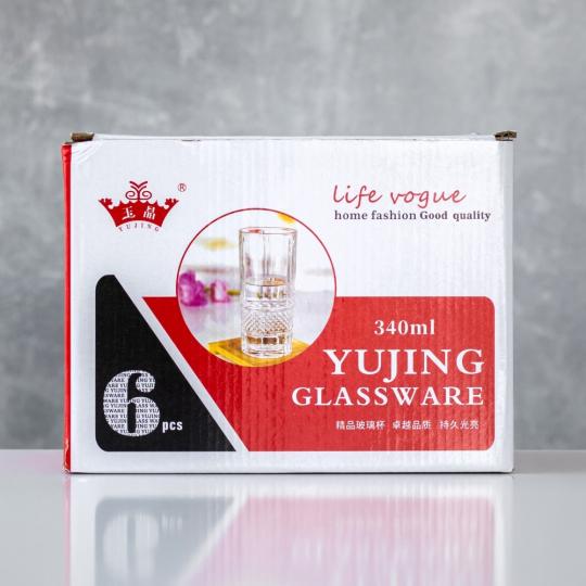 Набір склянок Elisey Блики льоду 300 мл 6 шт. (9108-005) - фото 3 Набір склянок Elisey Блики льоду 300 мл 6 шт. (9108-005) - фото 3