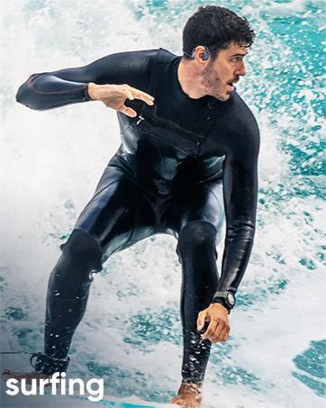 Навушники кісткові Paramita IP68 X2 32 ГБ водонепроникні Синій (26389570) - фото 6