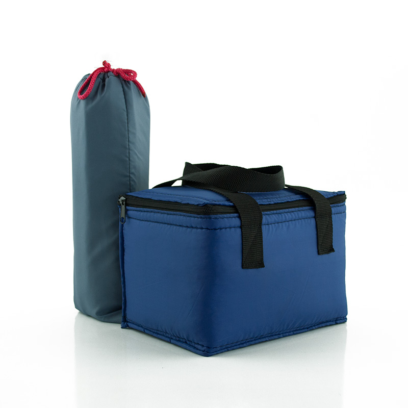 Комплект сумок Light House ланч бэг 5,5 л и чехол для бутылки 1,5 л Синий/Серый