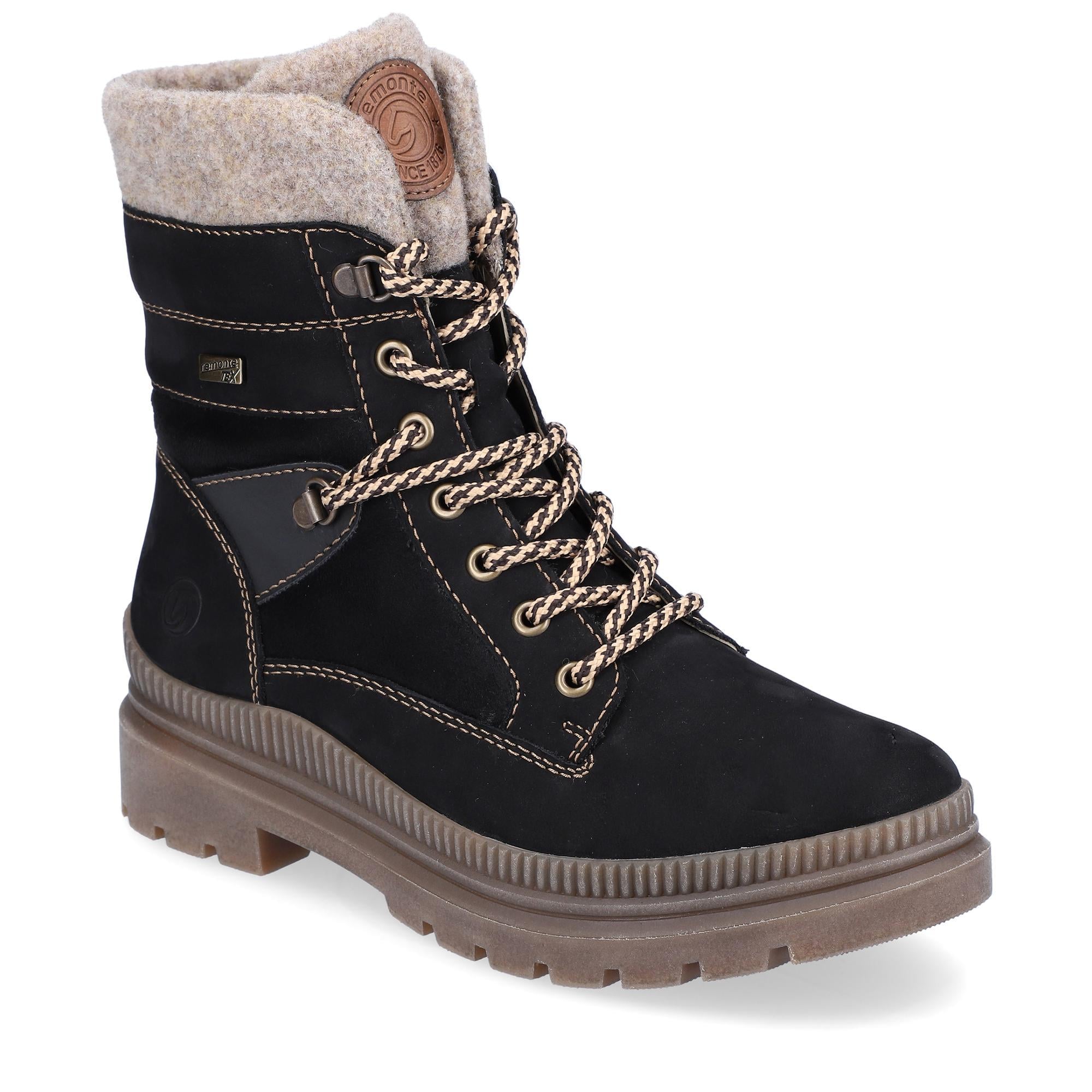 Ботинки женские зимние REMONTE повседневные р. 38 Черный (013800-38)