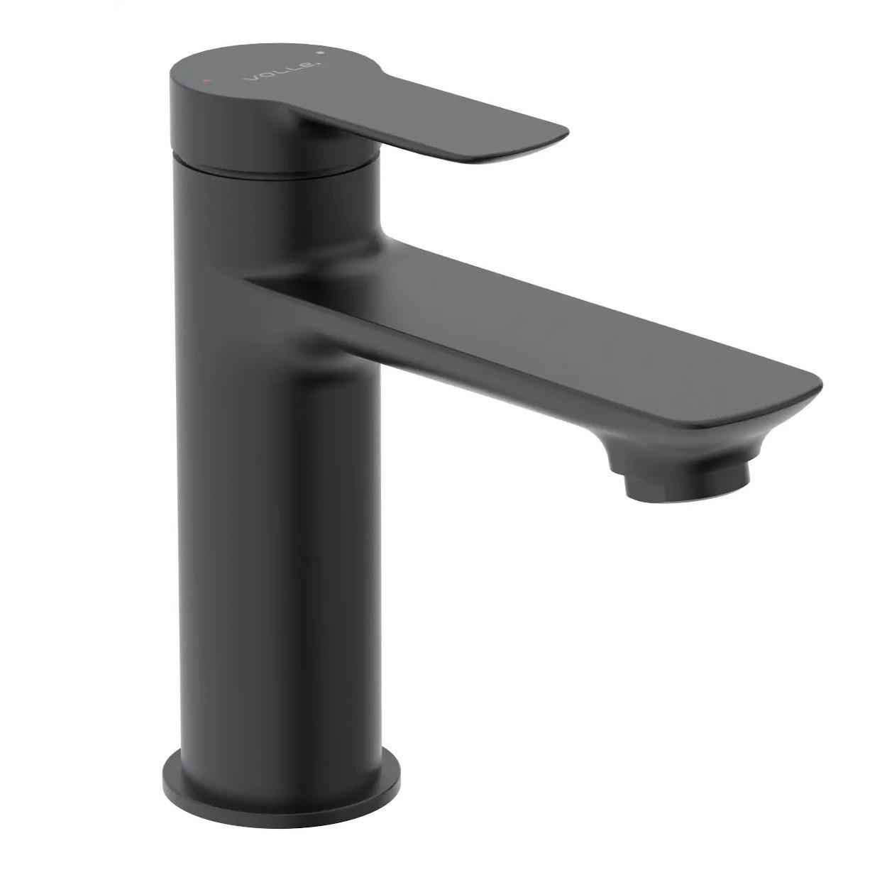 Змішувач для умивальника VOLLE LIBRA 1521.010104 одноважільний Чорний (170774)