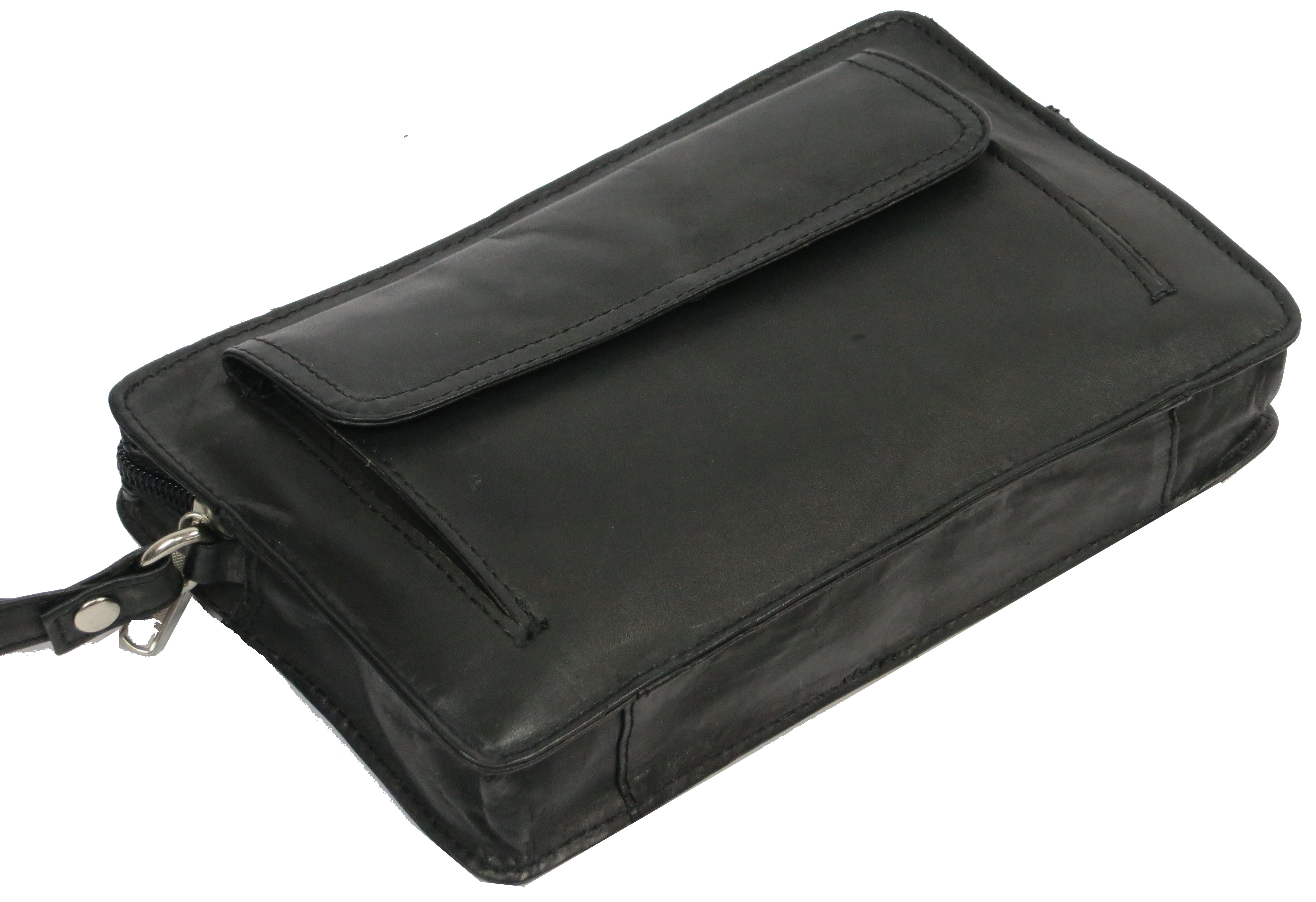 Барсетка мужская Always Wild кожаная Черный (1264-BS черный)