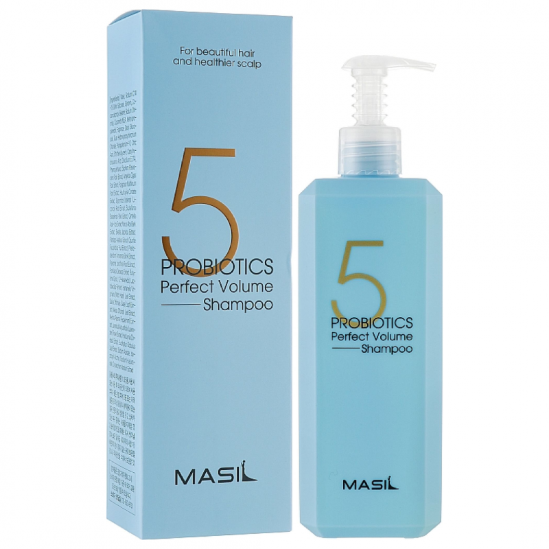 Шампунь с пробиотиками для идеального объема волос MASIL 5 Probiotics Perfect Volume Shampoo 500 мл (2414696711) - фото 2 Шампунь с пробиотиками для идеального объема волос MASIL 5 Probiotics Perfect Volume Shampoo 500 мл (2414696711) - фото 2