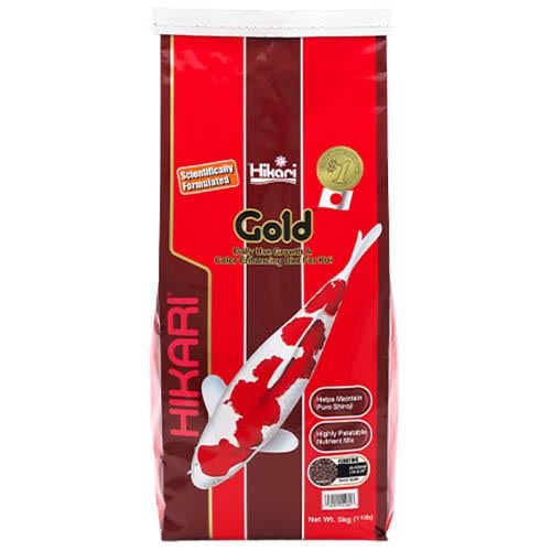 Корм для окраса рыб Hikari Gold со спирулиной 5 кг Mini S 2,7-3,0 мм