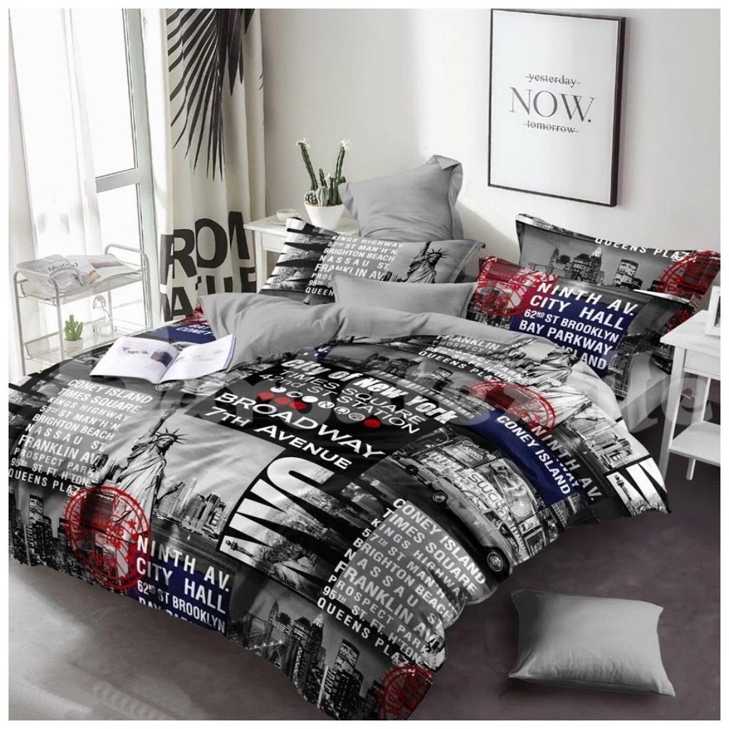 Комплект постельного белья MirSon Бязь Premium 17-0034 Celeste 2х160х220 см (2200001701793)