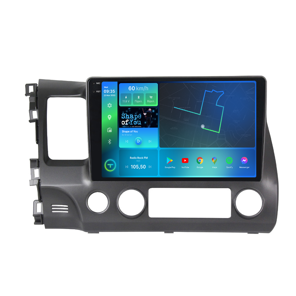 Магнитола штатная Torssen 2K Honda Civic 4D 2005-2011 F108256 4G Carplay DSP (202306870)