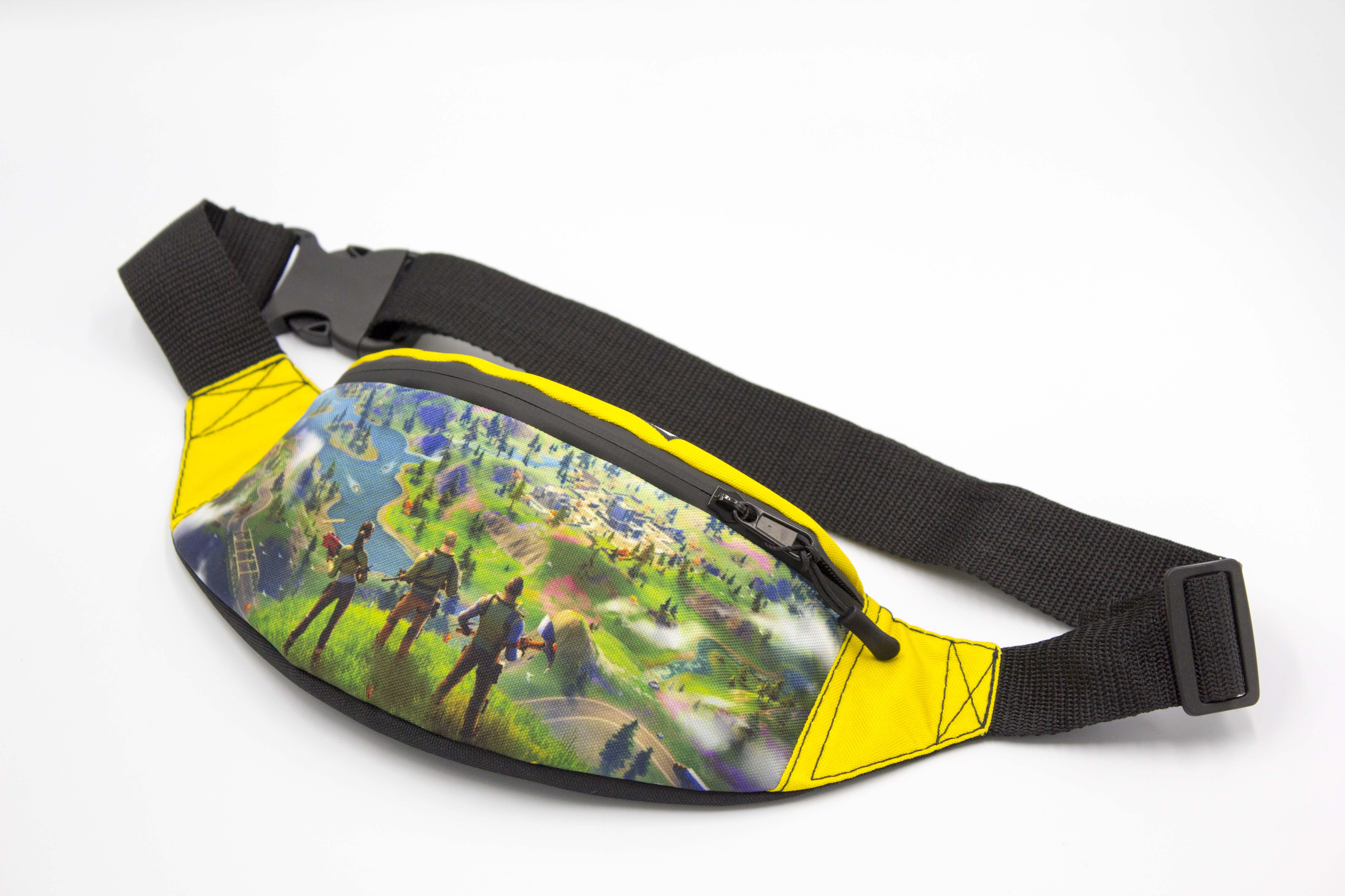 Сумка бананка для хлопців Fortnite Жовтий (BI-008) - фото 3