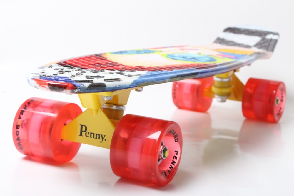 Пенниборд Penny Style 22" светящиеся колеса Girl (2T2034)