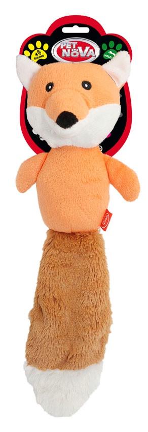 Игрушка для собак Pet Nova Рыжая лисичка 36 см (PLU-FOX-RED) - фото 2 Игрушка для собак Pet Nova Рыжая лисичка 36 см (PLU-FOX-RED) - фото 2