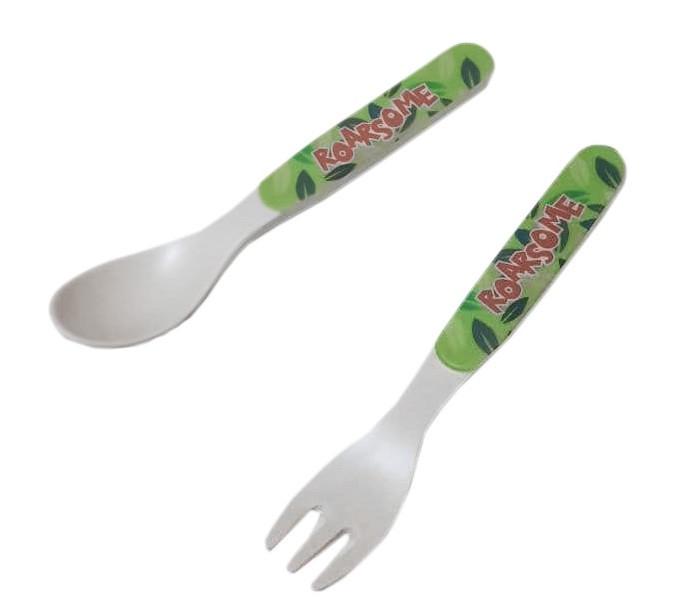 Набор детской бамбуковой посуды Stenson MH-2770-39 дино, 5 пр. - фото 3 Набор детской бамбуковой посуды Stenson MH-2770-39 дино, 5 пр. - фото 3