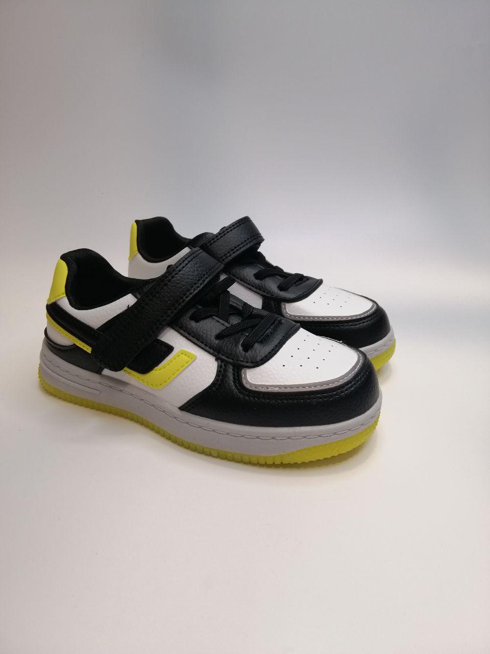 Кросівки для хлопчика Clibee р. 32-20,2 см Білий ( 509 L bl/yellow)