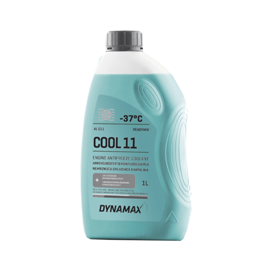 Антифриз DYNAMAX COOL AL G11 -37 °C 1 л Синій Антифриз DYNAMAX COOL AL G11 -37 °C 1 л Синій