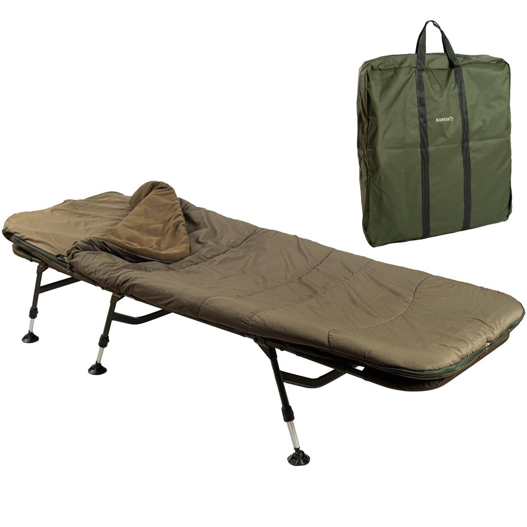 Раскладушка, раскладная кровать со спальным мешком туристическое Ranger BED 88 Sleep System (RA5523)
