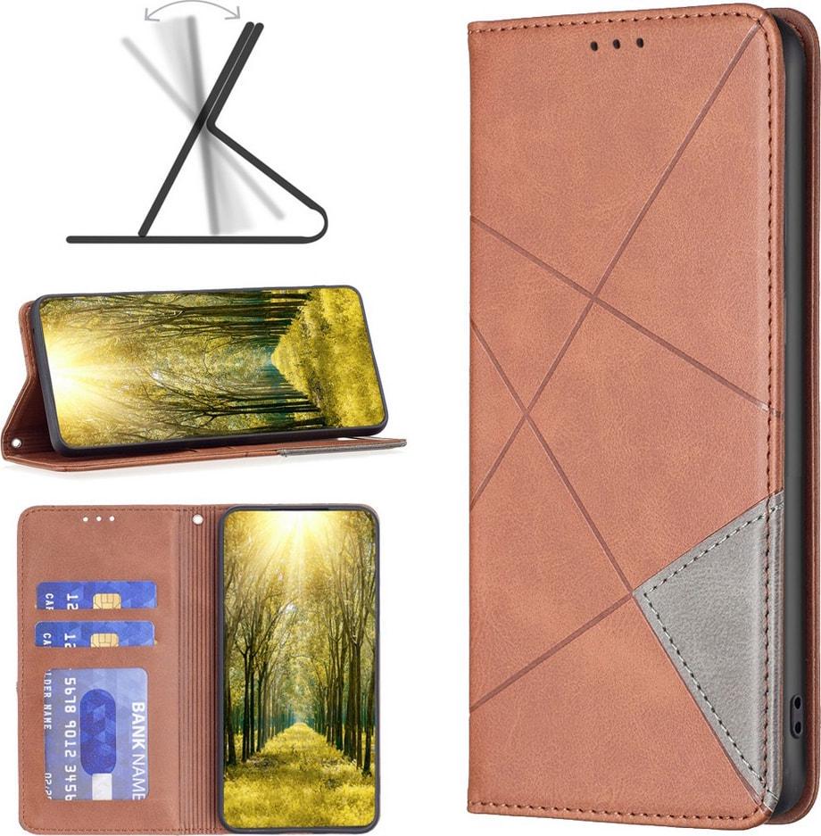 Чехол книжка SHLab Prisma Xiaomi Redmi 12 Brown (36310-30)
