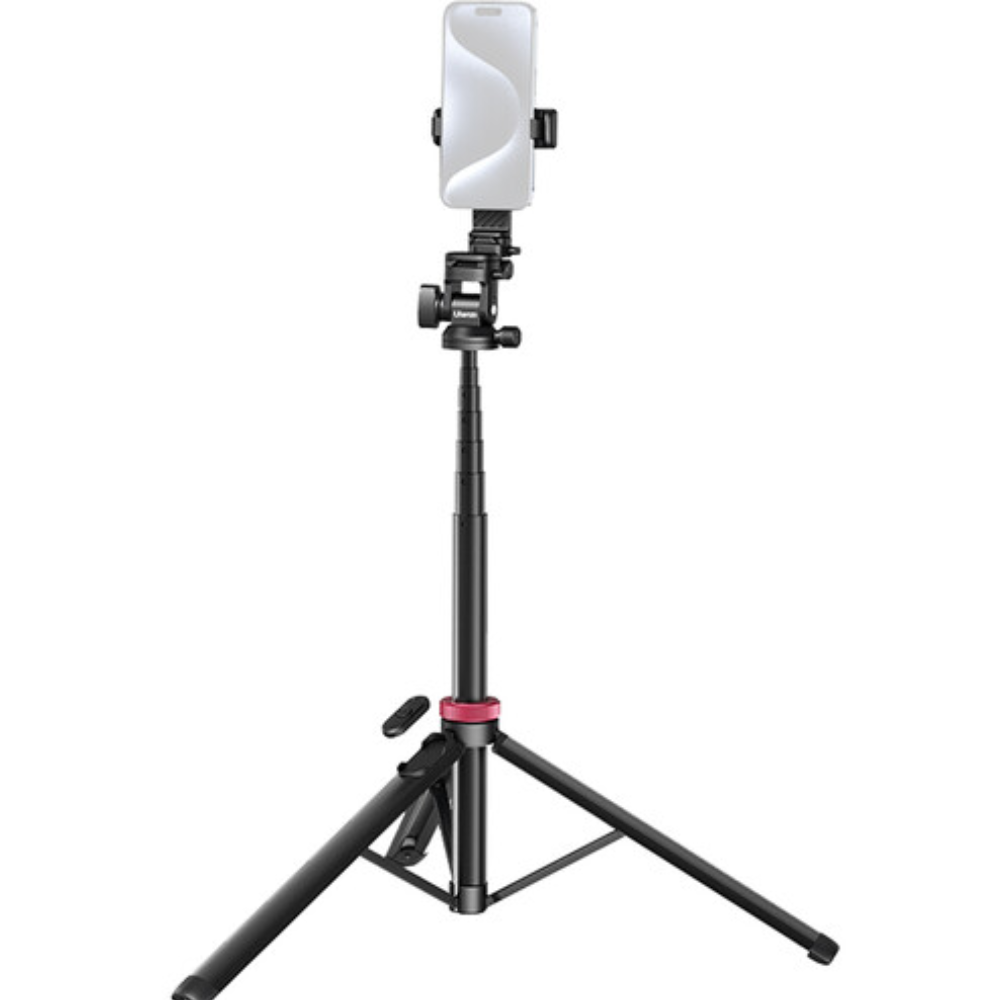 Селфи-монопод для телефона/камеры Ulanzi Bluetooth с пультом складной до 185 см Черный (MT-78) - фото 17