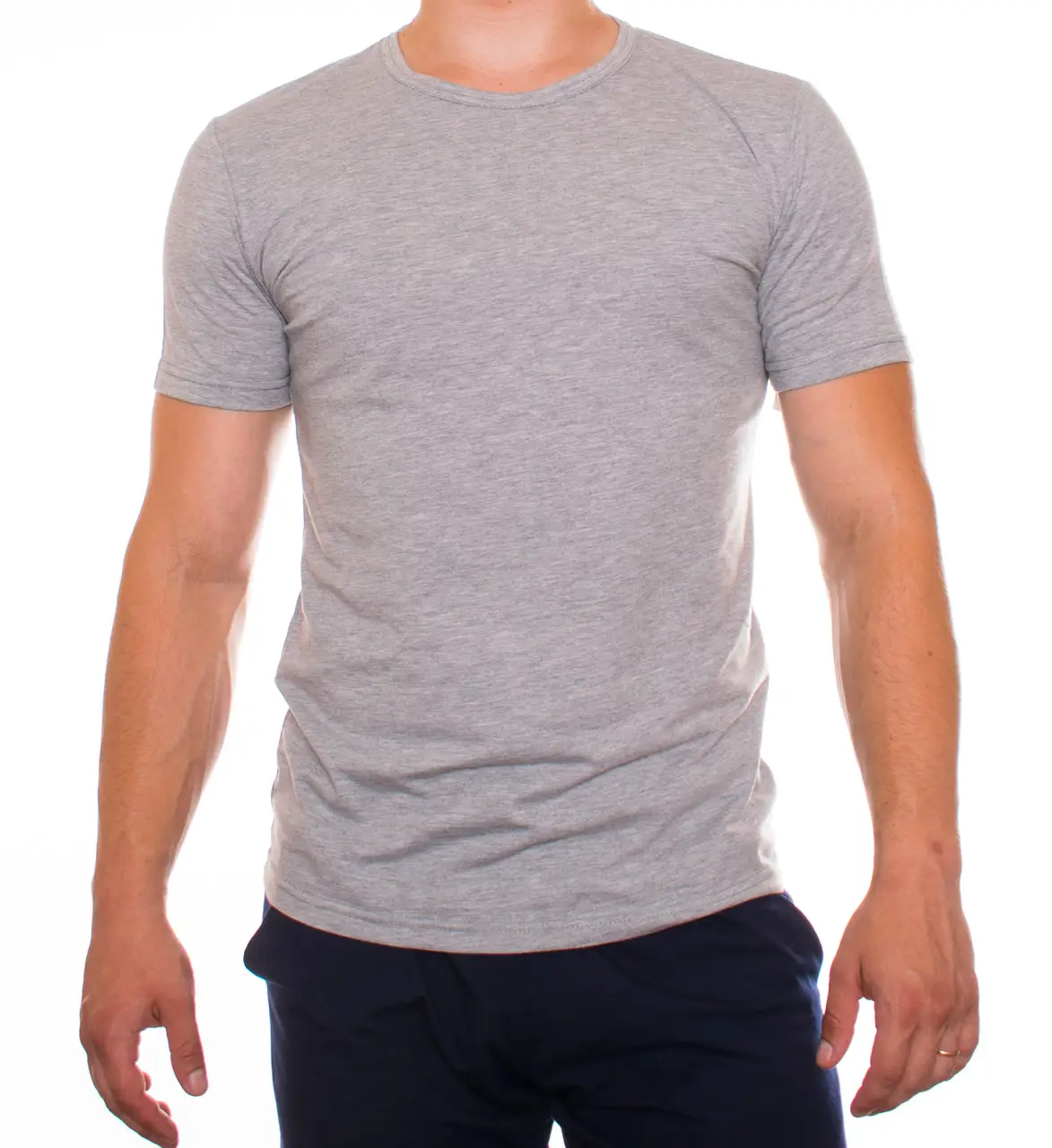 Футболка мужская Атлет M Меланж (20667/2)