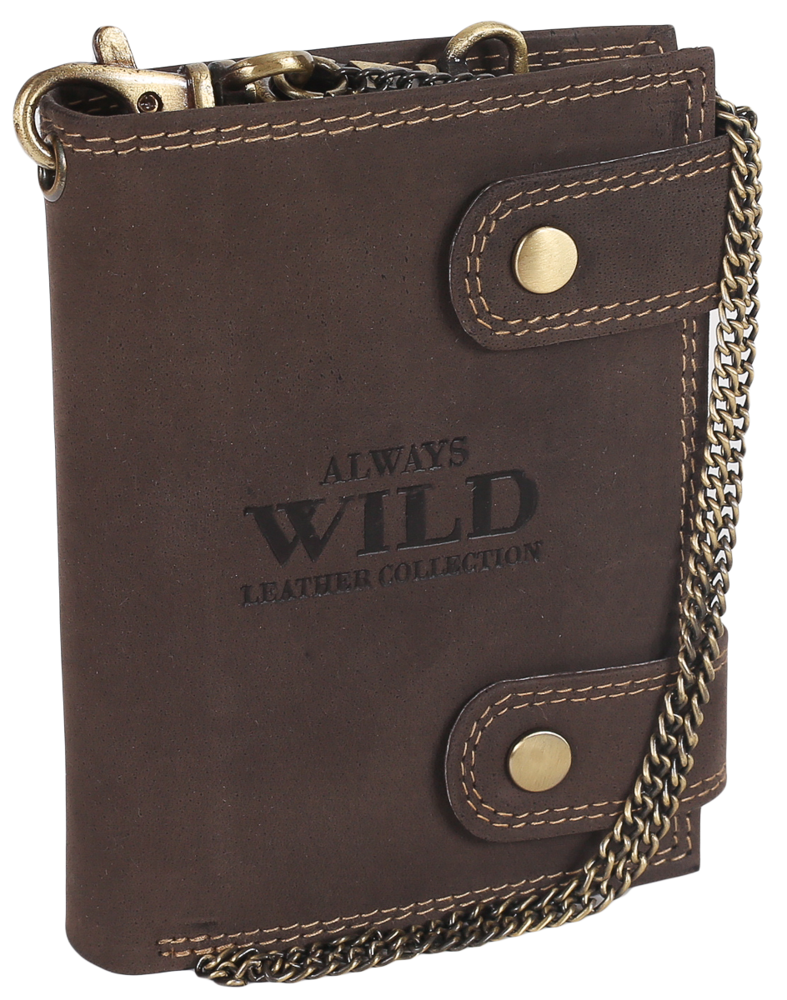 Гаманець чоловічий шкіряний Always Wild N2901-BIC-8953 Коричневий