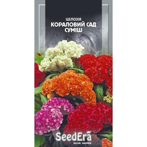 Семена цветов Семейный сад Целозия гребенчатая Коралловый сад смесь 0,2 г (CS-1245)