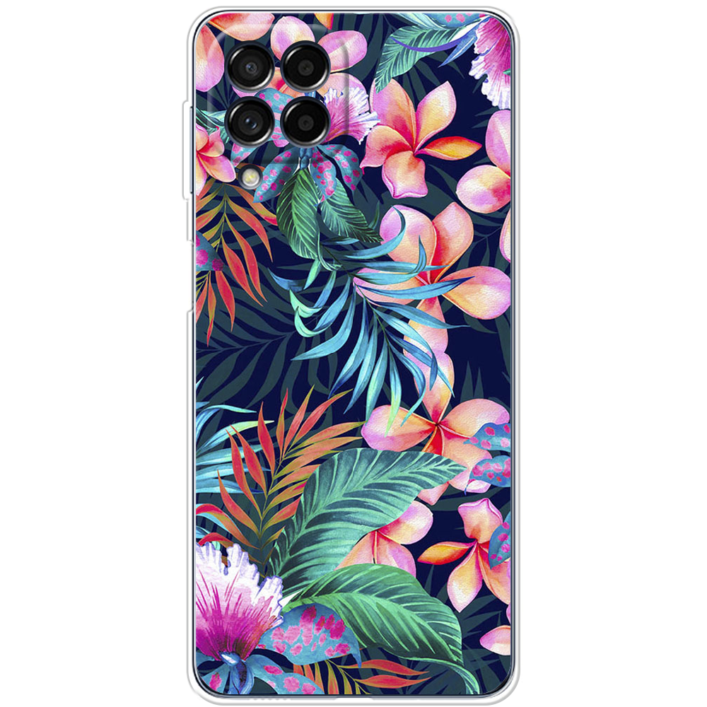Чохол BoxFace Samsung Galaxy M53 5G (M536) flowers in the tropics Прозорий силікон (44473-up1971-44473)