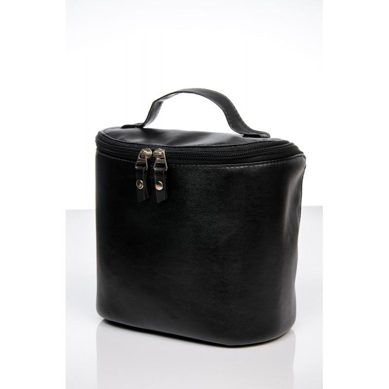 Косметичка женская 0SHe глянец 20x19x14 см Черный