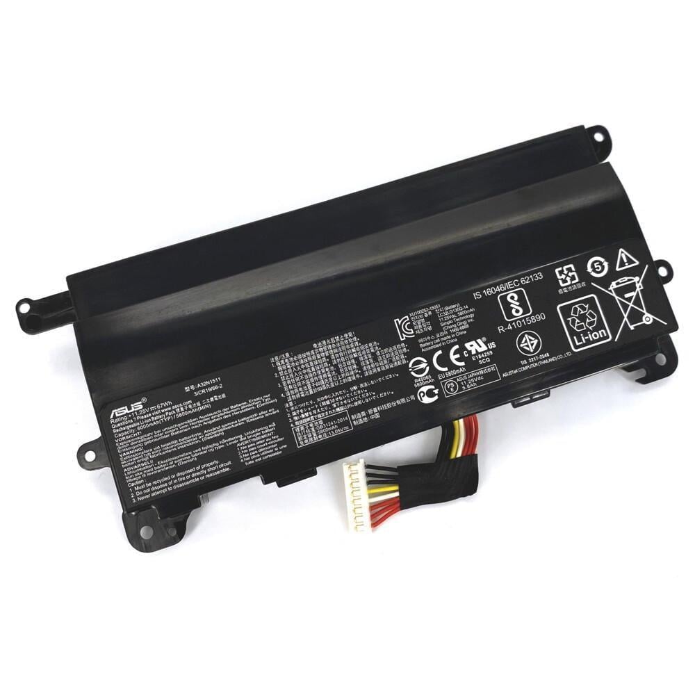Аккумулятор для ноутбука ASUS ROG G752/G752VL/G752VT/G752VM/G752VY/G752VS/A32N1511/72 Wh