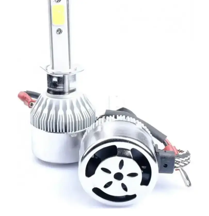 Лампы светодиодные автомобильные основного света LED C6 H1 COB Headlight 6500k 3800 Lm 35 w 12-24 v (00686) - фото 2