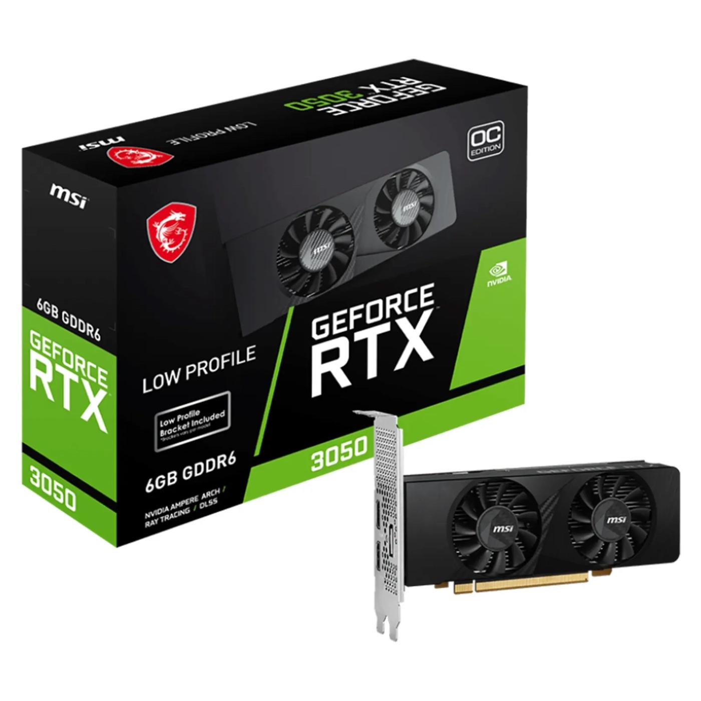 Відеокарта MSI GeForce RTX 3050 LP 6G OC (115625) - фото 6 Відеокарта MSI GeForce RTX 3050 LP 6G OC (115625) - фото 6