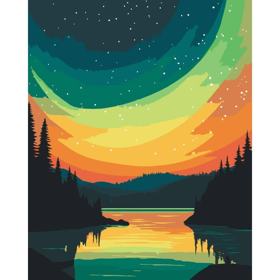 Картина по номерам ART CRAFT Ночной свет лак 40х50 см (2993118641)
