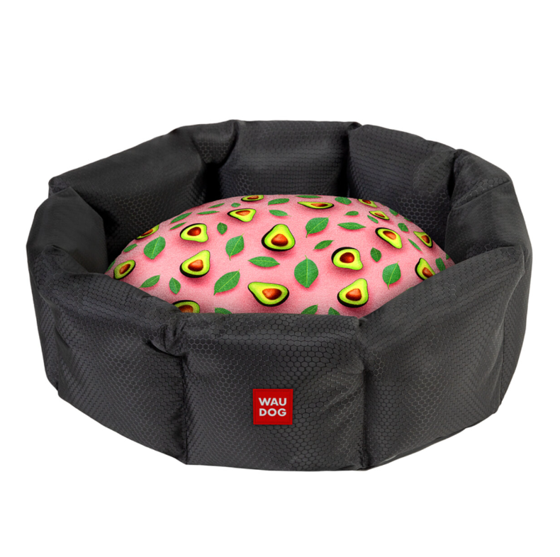 Леженка для собак кошек Waudog Relax Авокадо M 42x52x19 см Black (314-4051) Леженка для собак кошек Waudog Relax Авокадо M 42x52x19 см Black (314-4051)