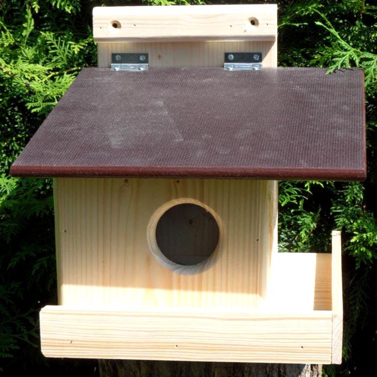 Домик для белок из дерева Кокос Бланже/Капучино (ДДБ-00140109) - фото 2 Домик для белок из дерева Кокос Бланже/Капучино (ДДБ-00140109) - фото 2