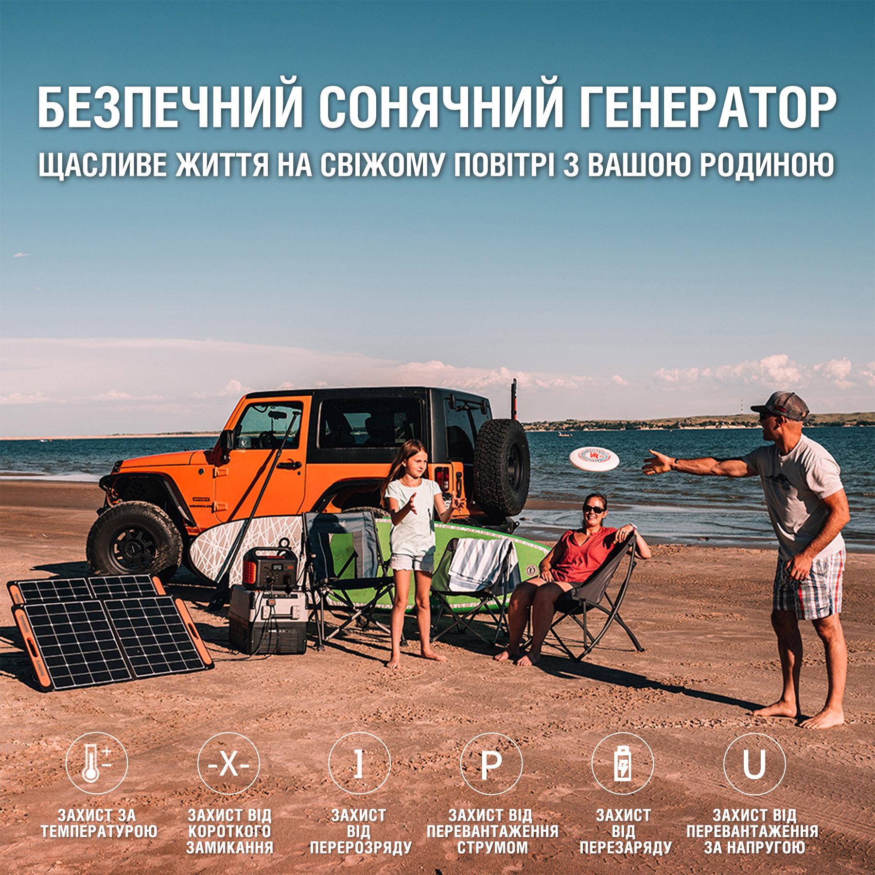 Сонячна станція Jackery EXPLORER 300 PLS з панеллю SOLARSAGA 100W 288 Вт*г 300 Вт (300PLS + SOLARSAGA 100) - фото 7