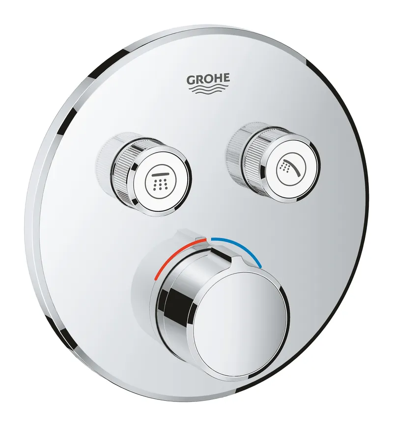 Змішувач прихованого монтажу на 2 споживача Grohe SmartControl Mixer (29145000) Змішувач прихованого монтажу на 2 споживача Grohe SmartControl Mixer (29145000)