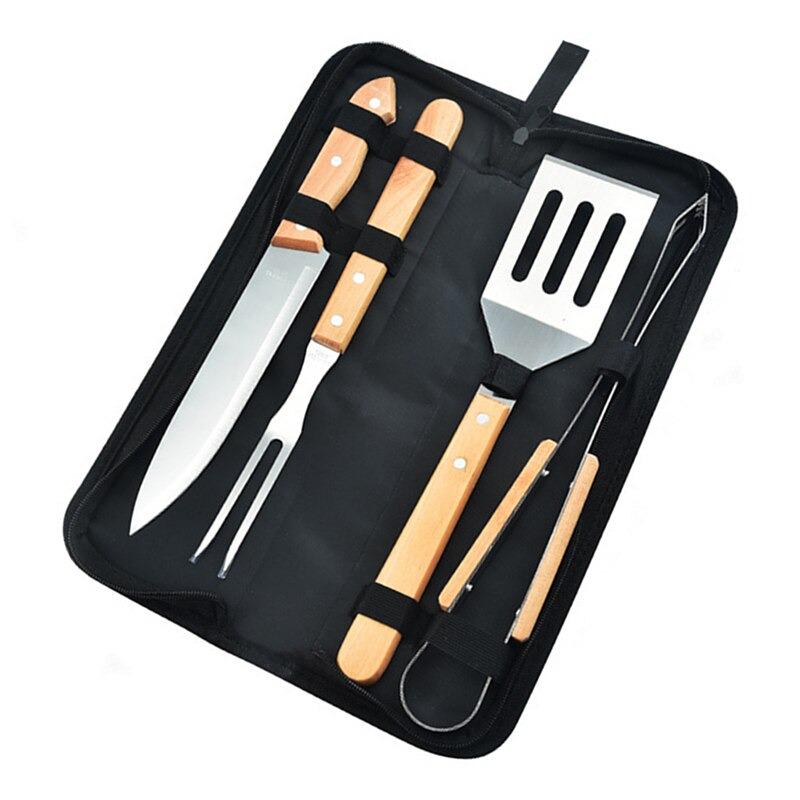 Набор кухонных принадлежностей Kitchen Set Нож/Вилка/Щипцы/Лопатка