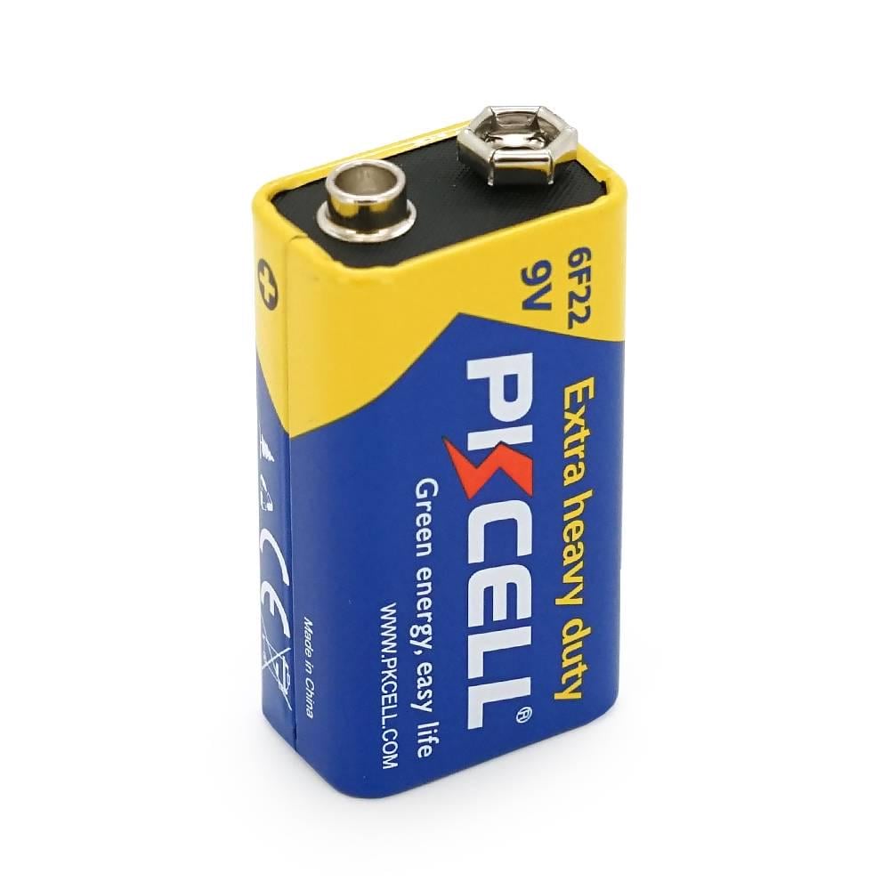 Батарейка сольова PKCELL 9V/6F22 крона 1 штука shrink (28264)