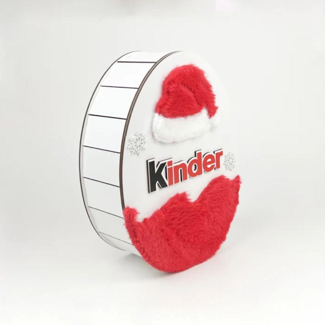 Коробка новогодняя Киндер с шубкой Средняя 29 см (012206)