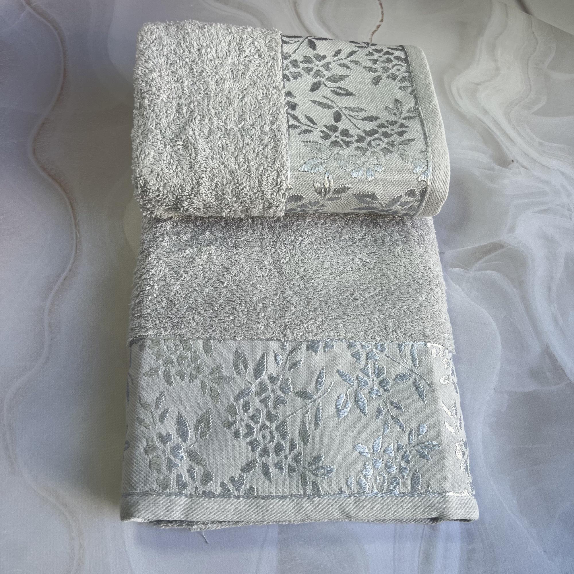 Набір рушників банне та для обличчя 70х40 см/50х90 см 2 шт. Сірий (mame2v1cic-1gri) - фото 6 Набір рушників банне та для обличчя 70х40 см/50х90 см 2 шт. Сірий (mame2v1cic-1gri) - фото 6