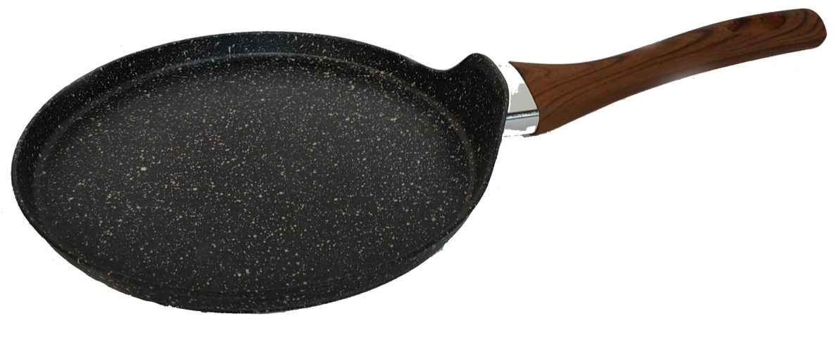 Сковорода для блинов Benson BN-527 с антипригарным мраморным покрытием 22 см (BSK-000018)