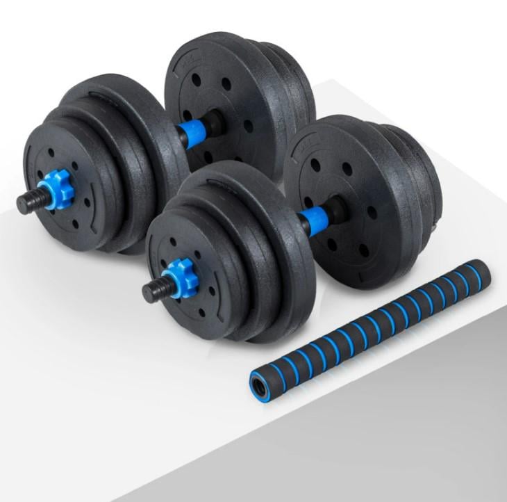 Гантелі розбірні бітумні Thunder GYM-02 зі з'єднувачем для штанги 2x10 кг (GYM-02) - фото 8 Гантелі розбірні бітумні Thunder GYM-02 зі з'єднувачем для штанги 2x10 кг (GYM-02) - фото 8