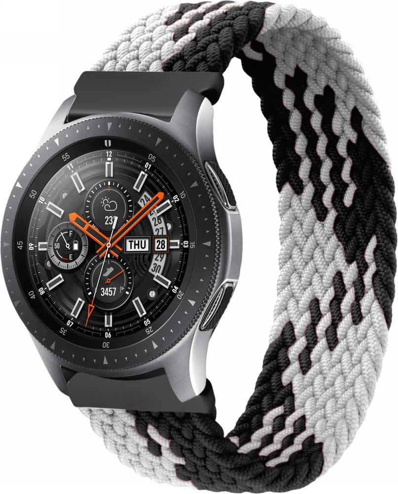 Ремешок Solo Loop Multi для Galaxy Watch 42 мм (135 мм) Black/White (25169-1E)