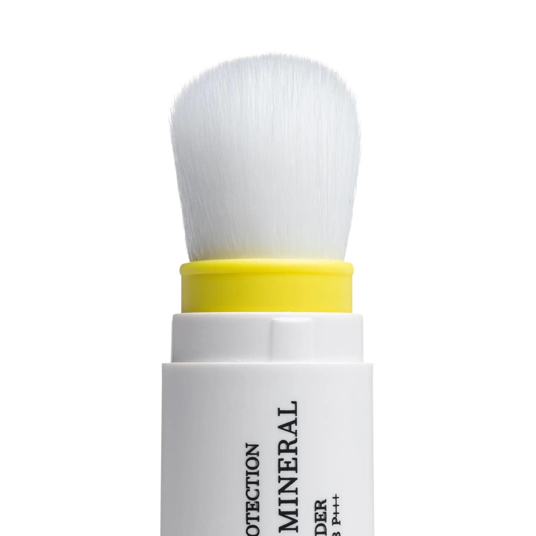 Пудра сонцезахисна мінеральна натуральна бежева з SPF 30+ Perfect Protection Sun Mineral Brush Powder SPF 30+ Warm Medium Tone Hillary 4 г (2314910000028) - фото 2