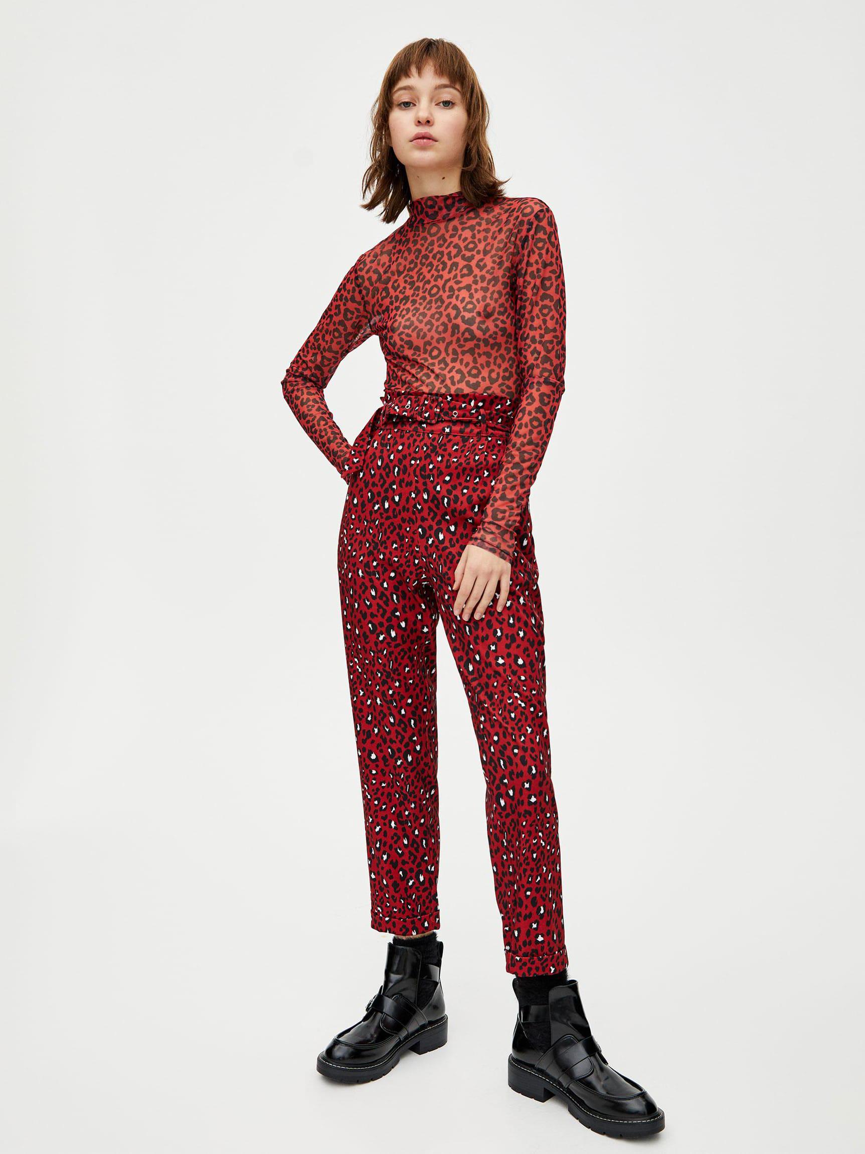 Штаны Pull&Bear S Красный (5678314b26)