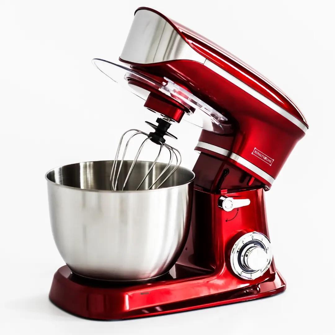 Тестомес кухонный комбайн Royalty Line 1900 Вт 6,5 л Красный