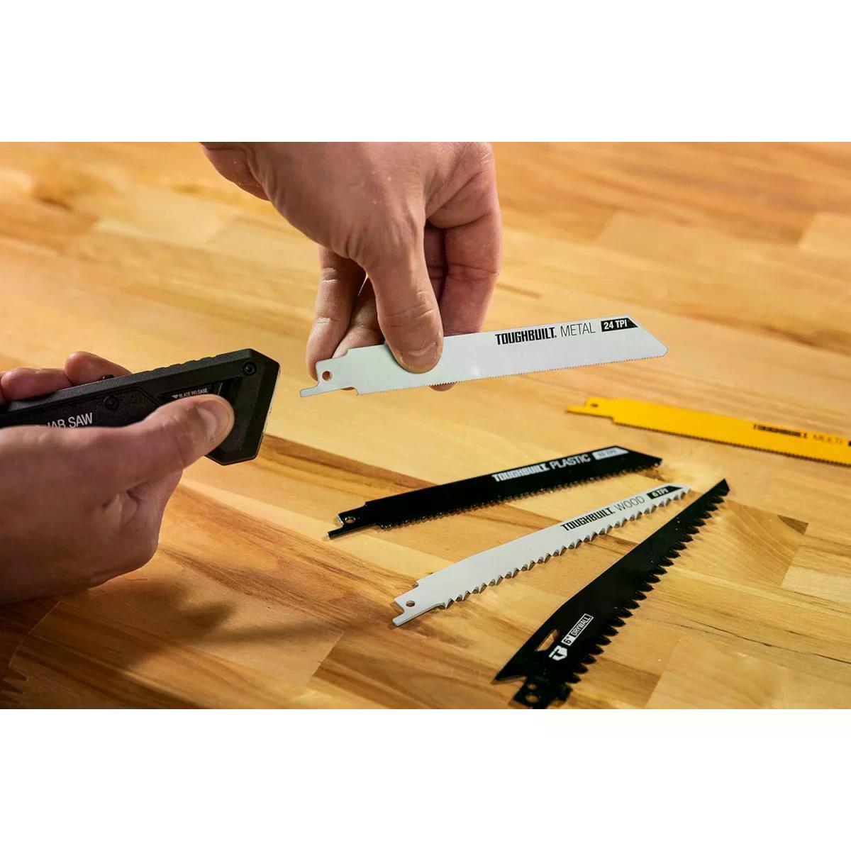 Ножівка TOUGHBUILT TB-H4S5-23FUT з полотнами 4 шт. (27831803) - фото 4