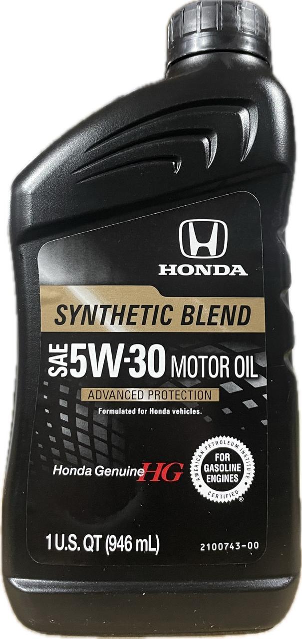 Моторное масло Honda Motor Oil Synthetic Blend 5W-30 0,946 л (087989134) Моторное масло Honda Motor Oil Synthetic Blend 5W-30 0,946 л (087989134)