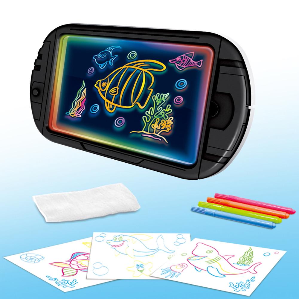 Набор для творчества YiMA TOYS Glow Drawing Board 3D 3D доска для рисования Морской стиль 3в1 (SUN2848) - фото 2